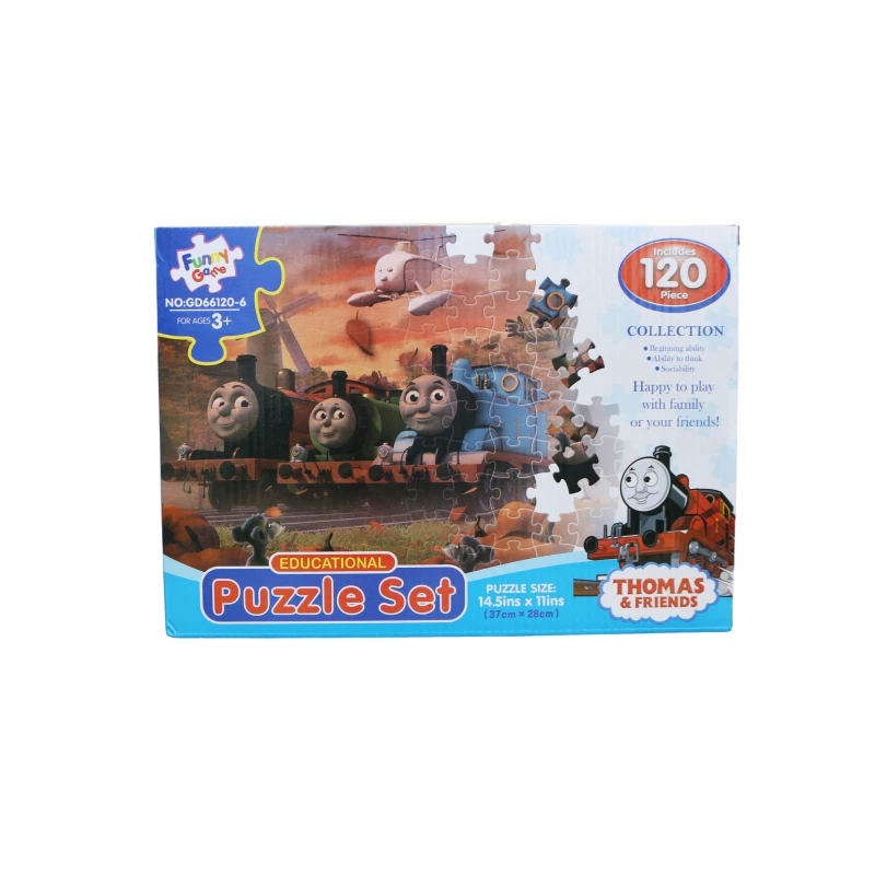 Funny Game Trains Educational Puzzle Set 120 pieces - فني جيم