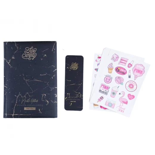 Daftar 2021 Time Simply Notbook, Black Daftar 2021 Time Simply Notbook, Black