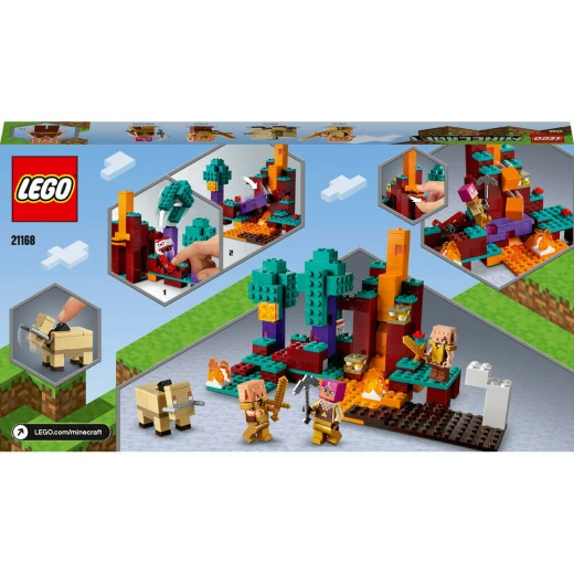 Lego - Minecraft The Nether The Warped Forest Building Set 287 Pieces - ليجو - Image 3