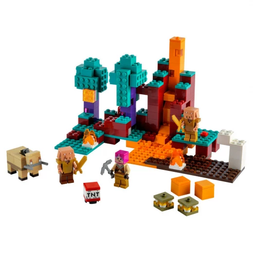 Lego - Minecraft The Nether The Warped Forest Building Set 287 Pieces - ليجو - Image 2