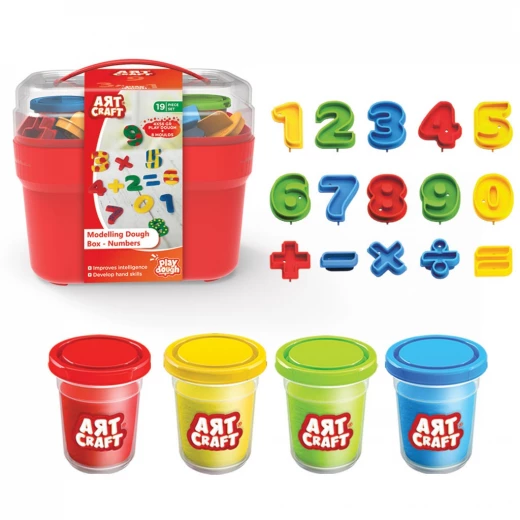 Art Craft Play Dough Set Numbers Dede - آرت كرافت - Image 3