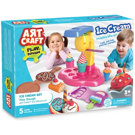 Art Craft Ice Cream Play-Doh Set Art Craft Ice Cream Play-Doh Set