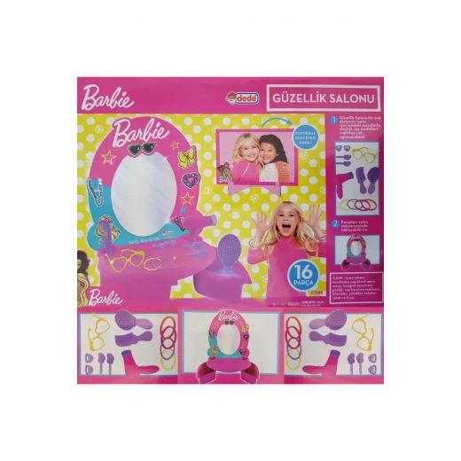 Dede Barbie Beauty Salon Play Set with 16 Pieces Accessories Dede Barbie Beauty Salon Play Set with 16 Pieces Accessories