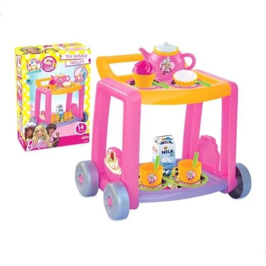 Dede Tea Service Trolley 14 Pcs “barbie” Dede Tea Service Trolley 14 Pcs “barbie”