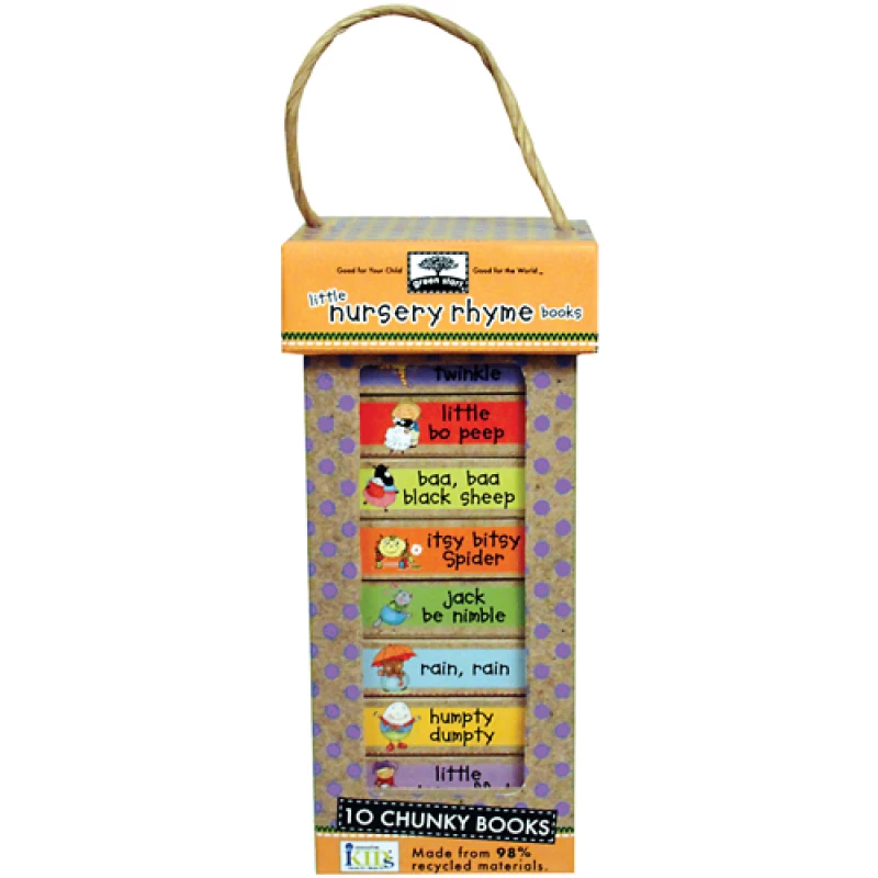 Green Start Book Towers: Little Nursery Rhymes (10 Chunky Books) - انوفاتيف كيدز جرين