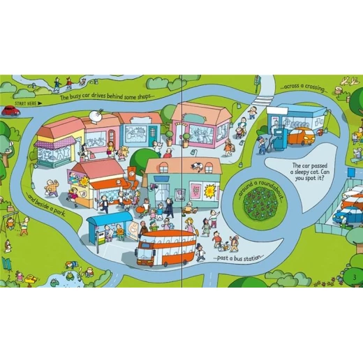 Usborne, Pull-Back: Busy Car - يو إس بورن - Image 3