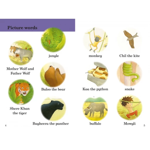 Ladybird Readers Level 3, The Jungle Book - كتب ليدي بيرد - Image 2