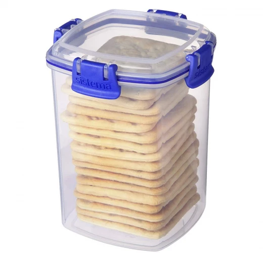 Sistema Klip It Cracker Biscuit Food Storage  900ml - Clear - سيستما - Image 2