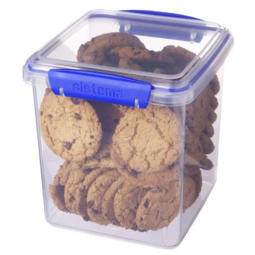Sistema Klip It Cookie Tub, Blue Clips, 2.35 Litre - سيستما - Image 2