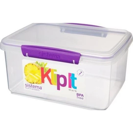 Sistema Rectangular Food Container, 5 Liter, Assorted Colors, One Container - سيستما - Image 5