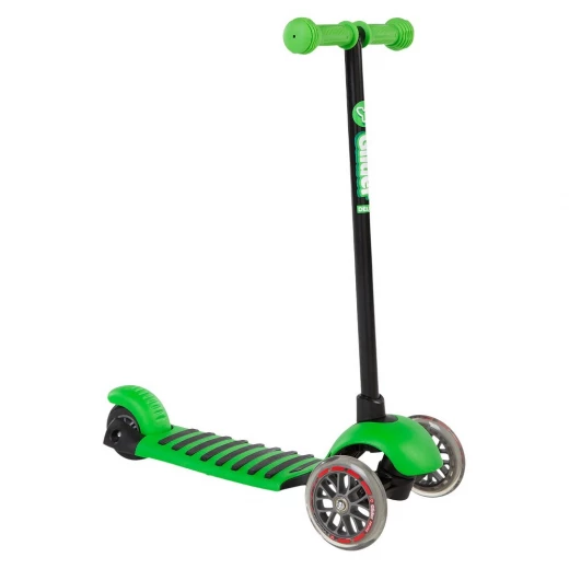 Yvolution Kid's Y Glider Deluxe Double Deck Scooter - Green Yvolution Kid's Y Glider Deluxe Double Deck Scooter - Green