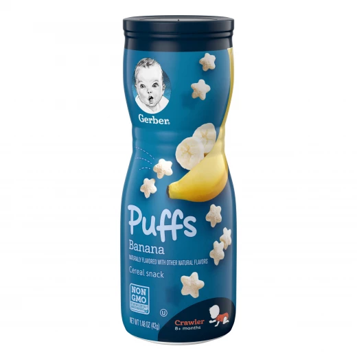 Gerber Puffs Banana Cereal Snack Gerber Puffs Banana Cereal Snack