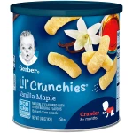 Gerber Lil Crunchies 42g Vanilla Maple - جيربر