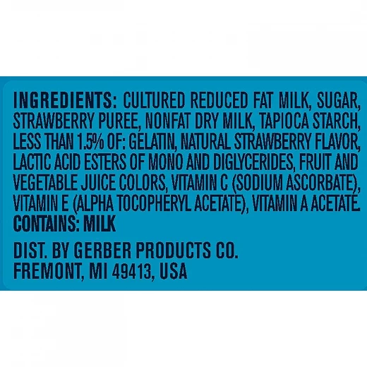 Gerber Yogurt Melts Freeze-Dried Yogurt Snack made with real fruit, Strawberry - جيربر - Image 2