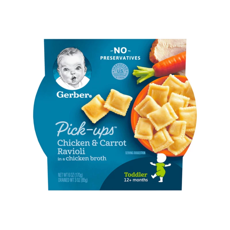 Gerber Chiken&Carrot Ravioli 170g - جيربر