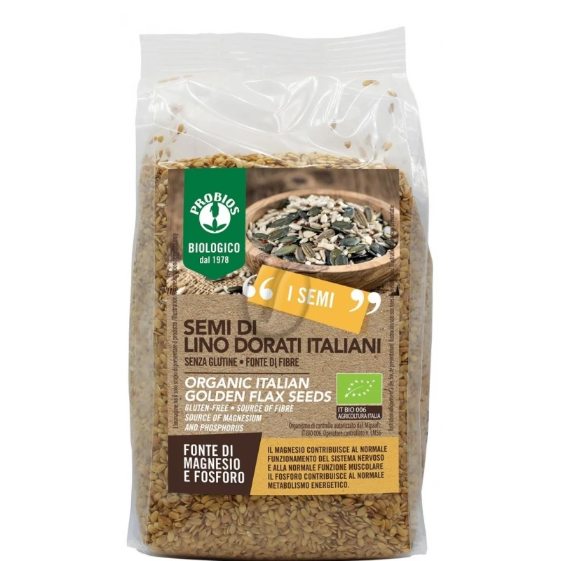 Probios Organic Golden Flax Seed 500g - بروبيوس