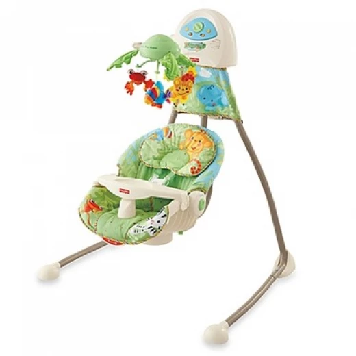 Fisher-Price - Rainforest Open-Top Cradle Swing - فيشر برايس - Image 4