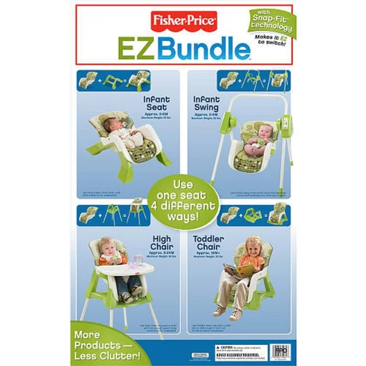 Fisher Price EZ Bundle 4-in-1 Baby System Fisher Price EZ Bundle 4-in-1 Baby System
