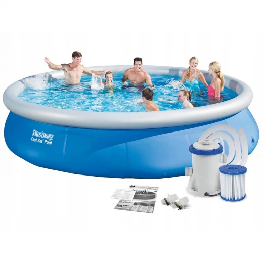 Bestway Fast Set Pool Set 4.57m x 84cm Bestway Fast Set Pool Set 4.57m x 84cm