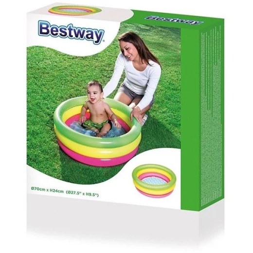 Bestway Inflatable Summer Portable Swimming Pool, 70X24 400 gr Bestway Inflatable Summer Portable Swimming Pool, 70X24 400 gr