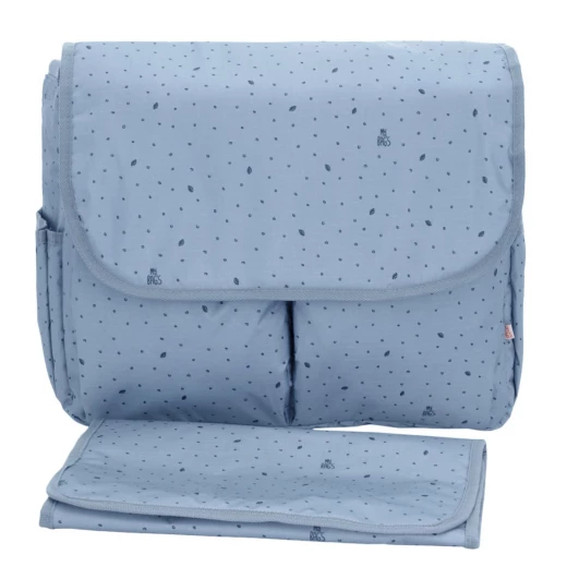 My Bag's Trolley Bag Flap Bag Leaf Blue