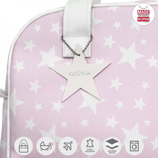 Cambrass Maternity Bag Prome Stars Pink - كامبراس - Image 3