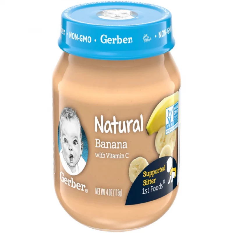 GERBER Natural Banana with Vitamins - جيربر