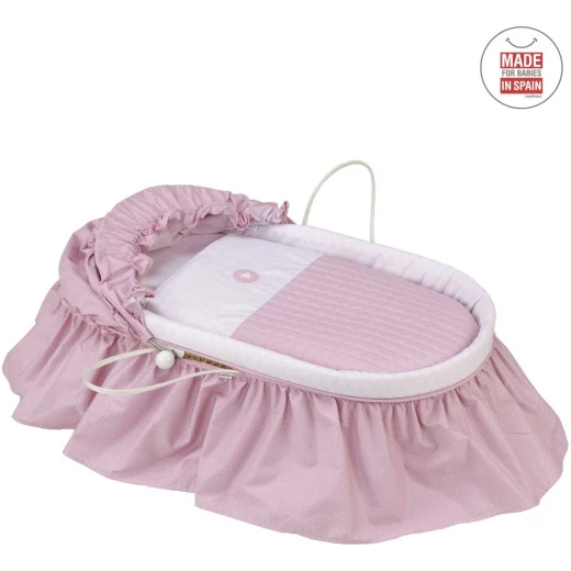 Cambrass - Basket with Frills + Hood Une Pic Pink - كامبراس - Image 3