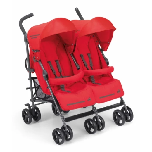 CAM Twin Flip Stroller Atr.850 Col.24 Red CAM Twin Flip Stroller Atr.850 Col.24 Red
