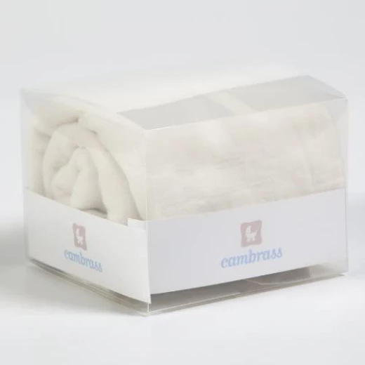 Cambrass - Blanket Cotton 75*110 Beige - كامبراس - Image 3