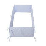 Cambrass - Cot Bumper 360x30x3 cm Liso E Blue - كامبراس