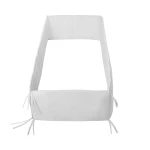 Cambrass - Cot Bumper 360x30x3 cm Liso E White - كامبراس