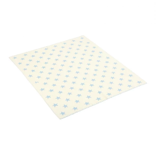 Cambrass - Baby Cotton Blanket 80x100x1 cm Etoile Blue - Cambrass - Image 2