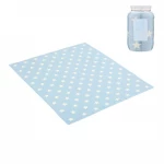 Cambrass - Baby Cotton Blanket 80x100x1 cm Etoile Blue - Cambrass