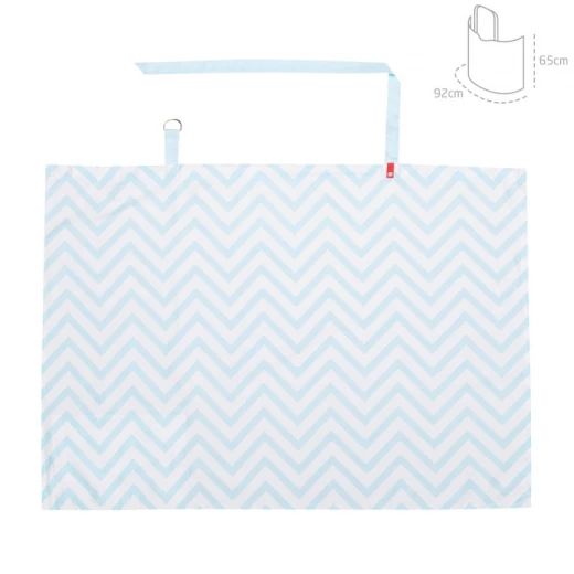 Cambrass - Discret Feeding Be Zigzag Blue 92x65x1 cm Cambrass - Discret Feeding Be Zigzag Blue 92x65x1 cm