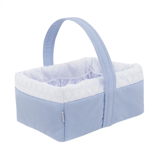 Cambrass - Layette Basket Pic Blue Cambrass - Layette Basket Pic Blue