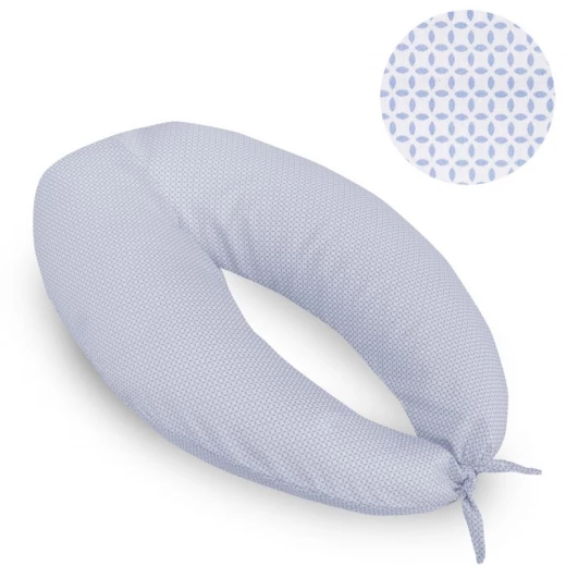 Cambrass - Nursing Pillow Moon 80x185x16 cm Giraffe Blue Cambrass - Nursing Pillow Moon 80x185x16 cm Giraffe Blue