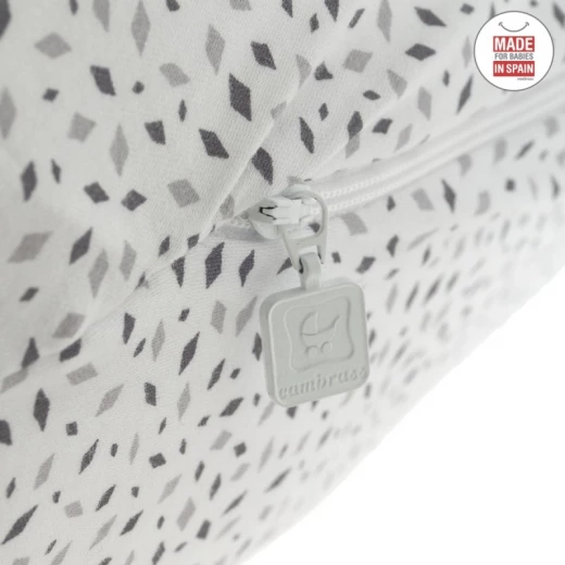 Cambrass - Nursing Pillow Moon 80x185x16 cm Lion Grey - كامبراس - Image 4