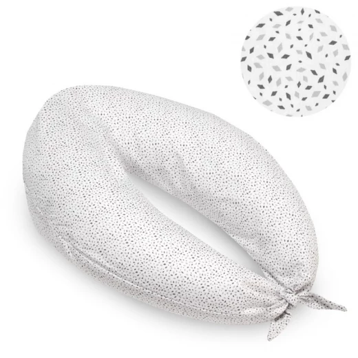Cambrass - Nursing Pillow Moon 80x185x16 cm Lion Grey Cambrass - Nursing Pillow Moon 80x185x16 cm Lion Grey