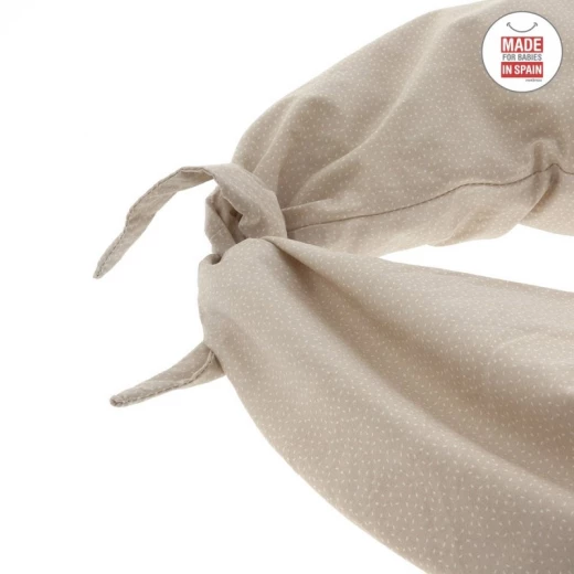 Cambrass - Nursing Pillow Moon 80x185x16 cm Sky Beige/rain - كامبراس - Image 3