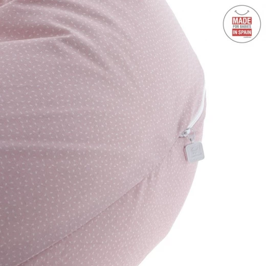 Cambrass - Nursing Pillow Moon 80x185x16 cm Sky Pink/rain - كامبراس - Image 4