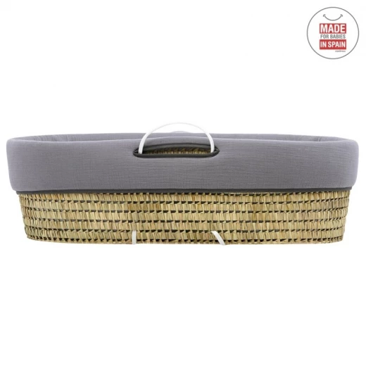 Cambrass - Quilted Basket Une Astra Grey 39x80x25 cm - كامبراس - Image 2