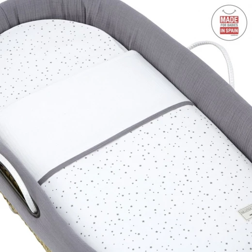 Cambrass - Quilted Basket Une Astra Grey 39x80x25 cm - كامبراس - Image 4