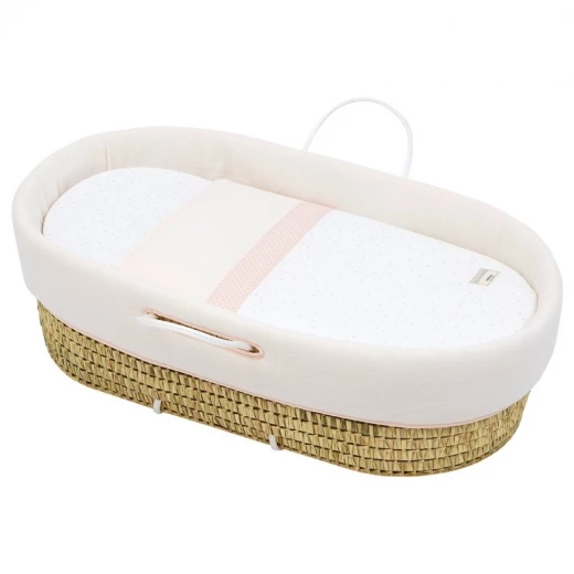 Cambrass - Quilted Basket Une Astra Pink 39x80x25 cm Cambrass - Quilted Basket Une Astra Pink 39x80x25 cm