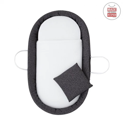 Cambrass - Quilted Basket Mio Cuco+w.stan Denver Grey/flowers 49x86x61 cm - كامبراس - Image 3