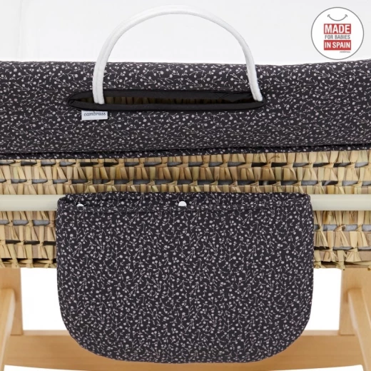 Cambrass - Quilted Basket Mio Cuco+w.stan Denver Grey/flowers 49x86x61 cm - كامبراس - Image 5