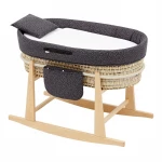 Cambrass - Quilted Basket Mio Cuco+w.stan Denver Grey/flowers 49x86x61 cm - كامبراس