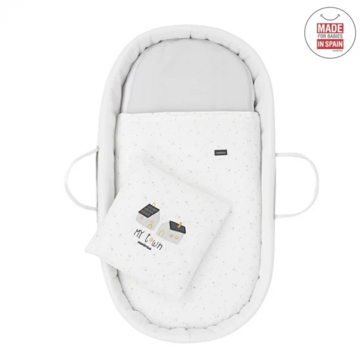 Cambrass - Quilted Basket Une Sky Grey 39x80x25 cm - كامبراس - Image 3