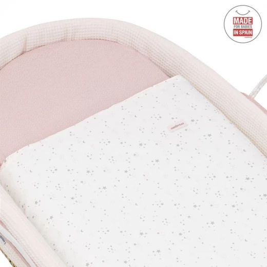 Cambrass - Quilted Basket Une Sky Pink 39x80x25 cm - كامبراس - Image 6