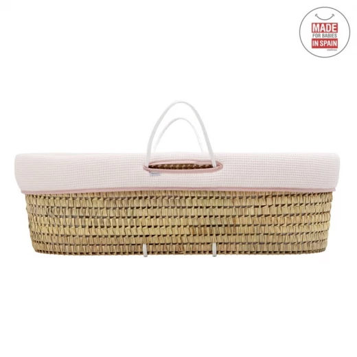 Cambrass - Quilted Basket Une Sky Pink 39x80x25 cm - كامبراس - Image 7